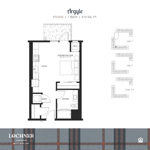 the floor plan of the apartment